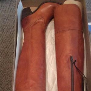 Frye: Kendall :Over The Knee Cognac Boots. New!!